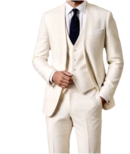 white suit